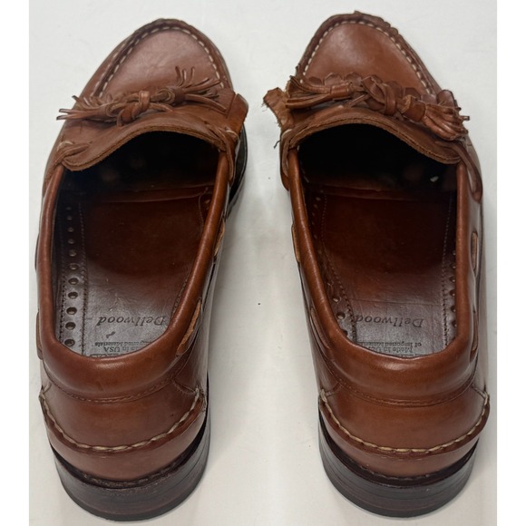 Allen Edmonds Dellwood Men\'s Brown Tasseled Slip On‎ Dress Shoes Size 8.5 D main image 8